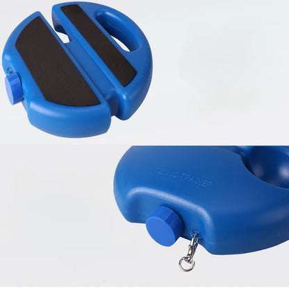 Heavy Duty Tennis Training Aids Base With Elastic Rope Ball Practice Self-Duty Rebound Tennis Trainer Partner Sparring Device