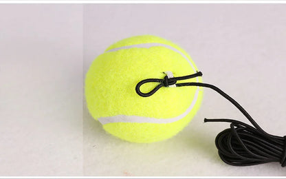 Heavy Duty Tennis Training Aids Base With Elastic Rope Ball Practice Self-Duty Rebound Tennis Trainer Partner Sparring Device